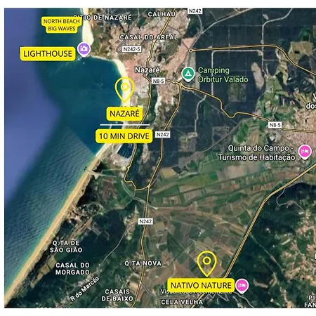 Nativo - Nature With Kitchenette And Private External Bathroom Lodge Nazare